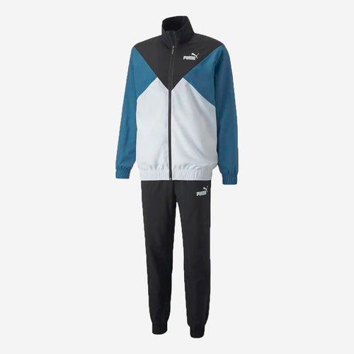 Puma Woven Trainingsanzug – Marine/Blau/Weiß - Footkorner
