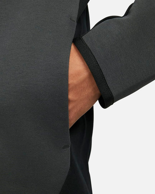 Felpa con cappuccio Nike Tech Fleece - nera/grigia - Footkorner