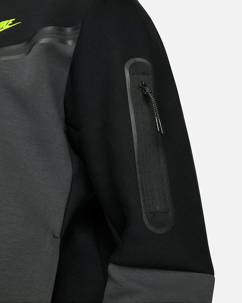 Felpa con cappuccio Nike Tech Fleece - nera/grigia - Footkorner