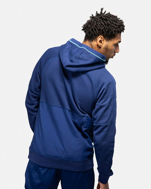 Sweat à capuche Angleterre - Bleu - Footkorner