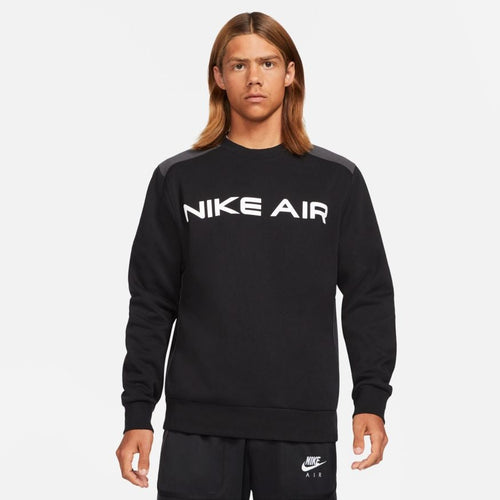 Sweat Nike Air Fleece - Noir/Blanc - Footkorner