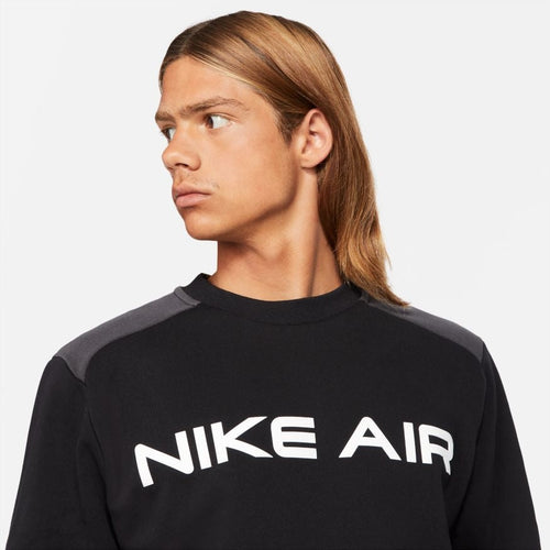 Sweat Nike Air Fleece - Noir/Blanc - Footkorner
