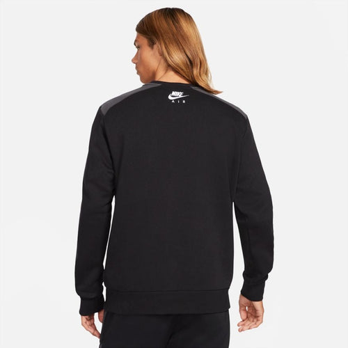Sweat Nike Air Fleece - Noir/Blanc - Footkorner