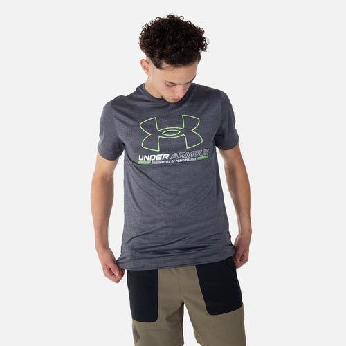 T-shirt Under Armour Training Graphic - Gris/Vert/Blanc - Footkorner