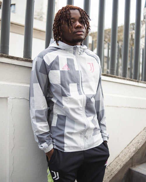 Veste Coupe-Vent Juventus 2022/2023 - Gris/Rose - Footkorner