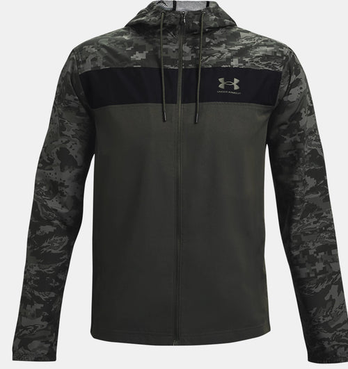 Chaqueta Under Armour Camo Windbreaker - Verde - Footkorner