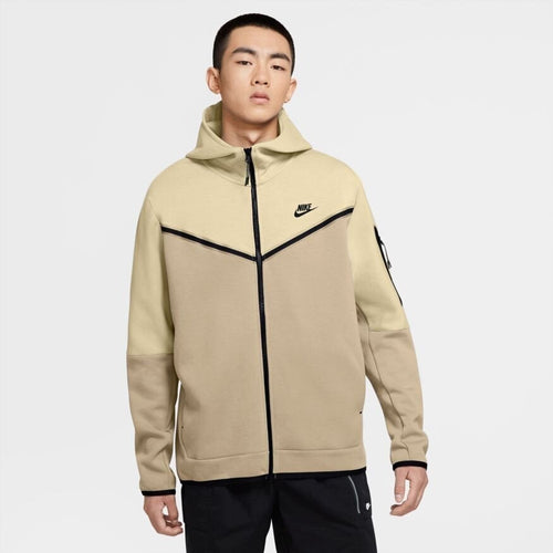 Nike Tech Fleece-Weste – Beige/Kastanienbraun - Footkorner