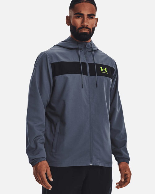 Under Armour Lauf-Sportstyle Windbreaker Jacke - Grau - Footkorner