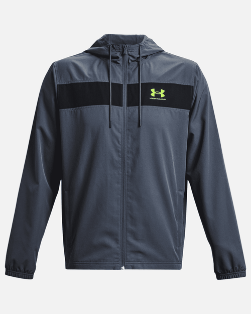 Under Armour Lauf-Sportstyle Windbreaker Jacke - Grau - Footkorner