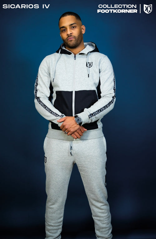 Pantalon jogging FK Sicarios IV - Gris/Noir - Footkorner